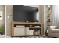 MEUBLE TV JOY 1 PT SLIDING (1 PC) BURITI/OFF WHIT